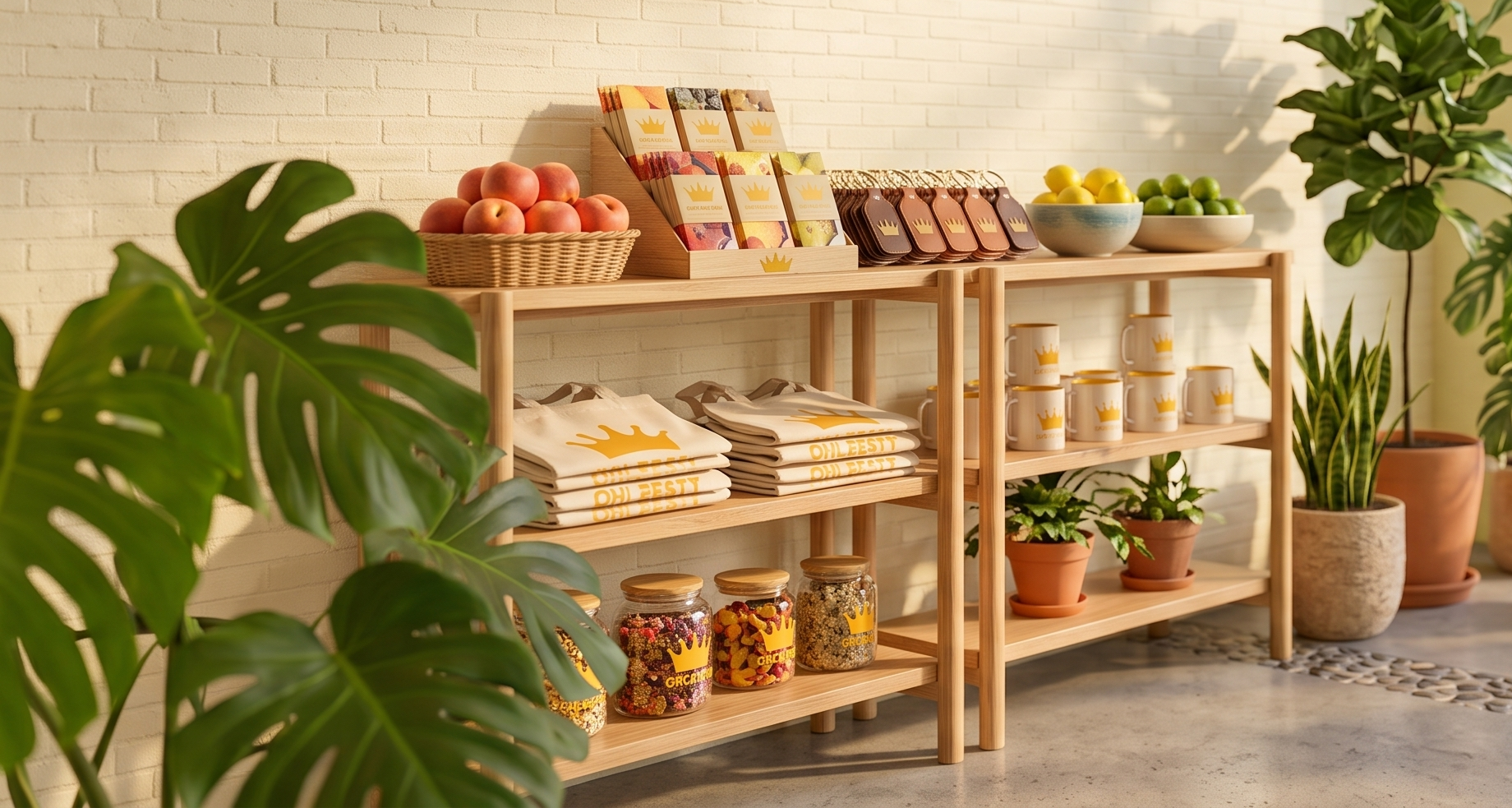 OH! ZESTY retail goods display